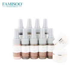 υγρή χρωστική ουσία εξαρτήσεων 15ml/Bottle Famisoo μόνιμη Makeup που τίθεται για το φρύδι