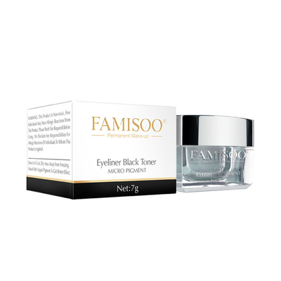 Αρχική μαύρη σκόνη Famisoo Biotouch μόνιμο Makeup Pigmento Eyeliner